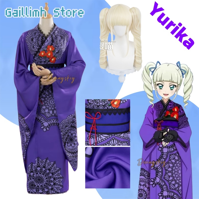 Aikatsu! Yurika Toudou Yukata  - Cosplay Prop Patterns ulasan dan harga