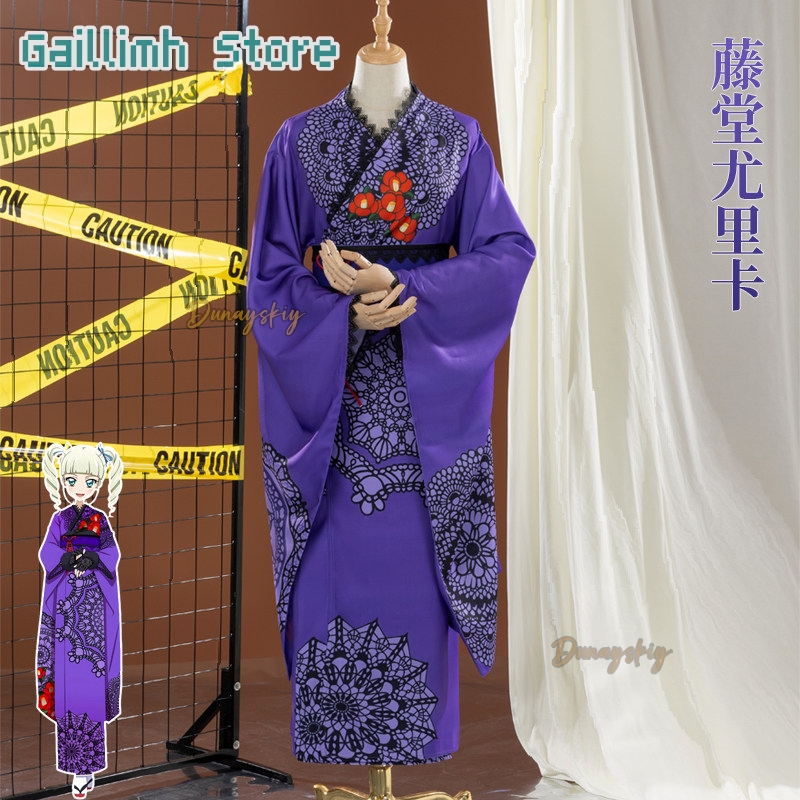 Aikatsu! Yurika Toudou Yukata  - Cosplay Prop Patterns ulasan dan harga