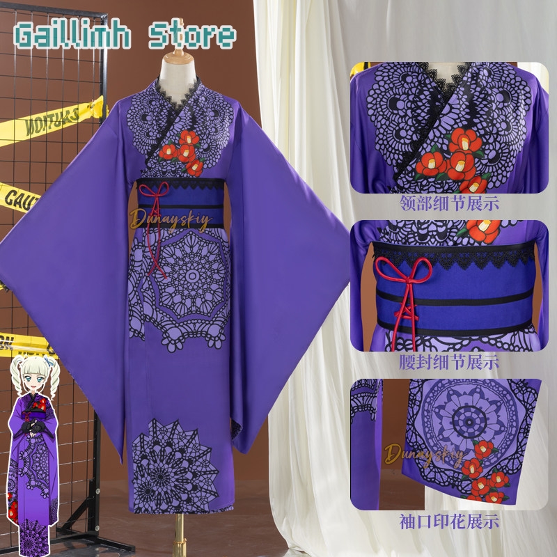 Aikatsu! Yurika Toudou Yukata  - Cosplay Prop Patterns ulasan dan harga