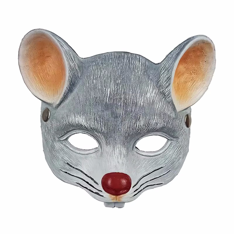 3D Foam Rat Face Half Face Cov - Cosplay Prop Foam ulasan dan harga