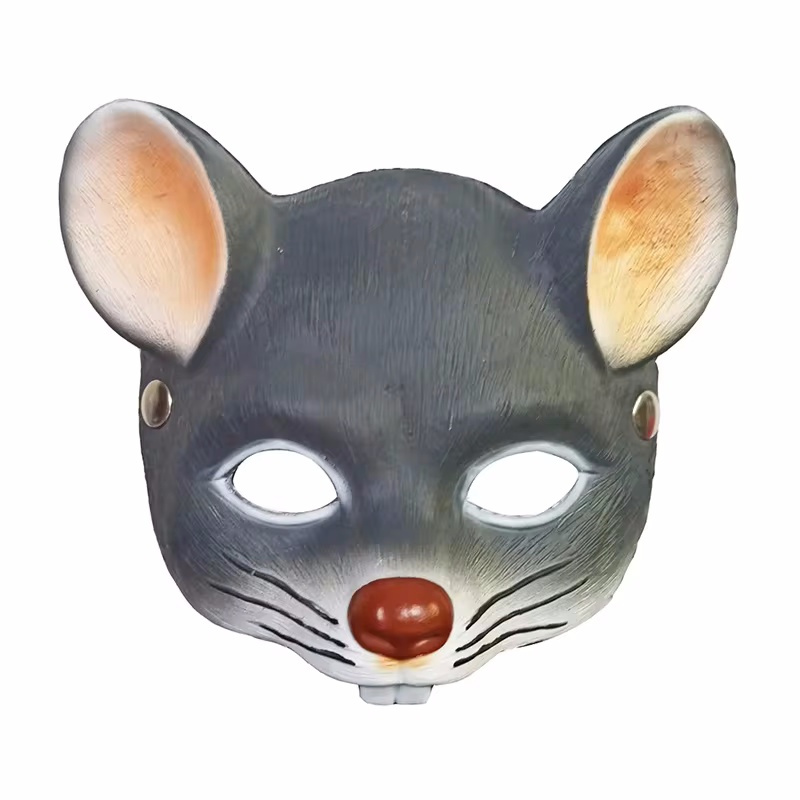 3D Foam Rat Face Half Face Cov - Cosplay Prop Foam ulasan dan harga