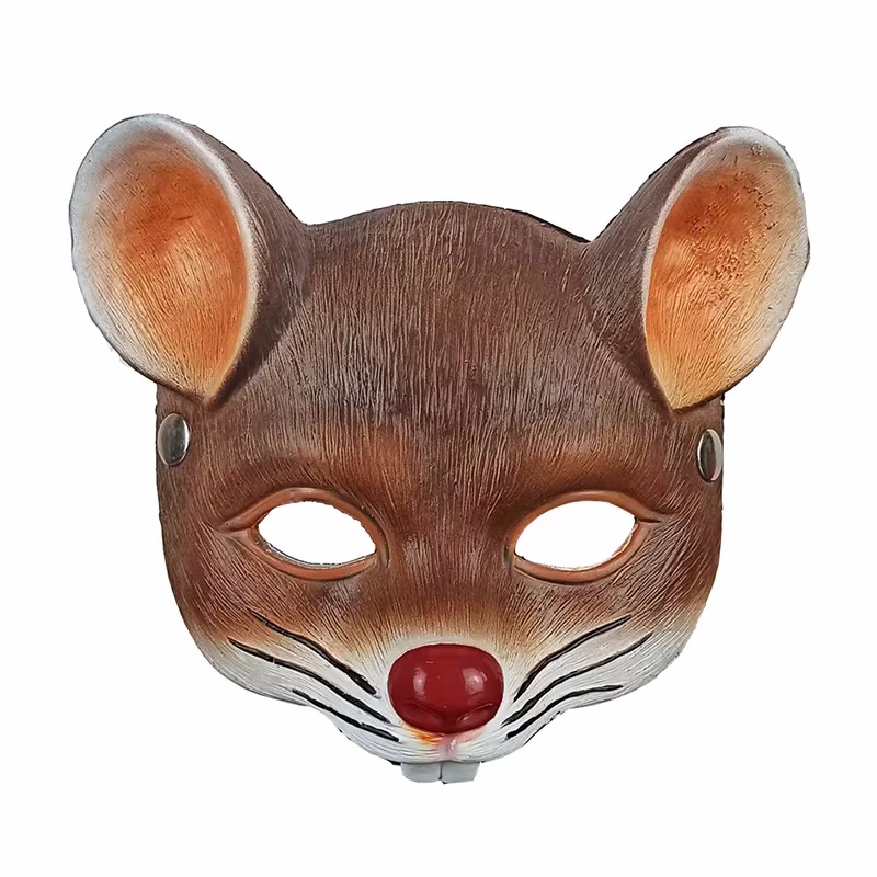 3D Foam Rat Face Half Face Cov - Cosplay Prop Foam ulasan dan harga