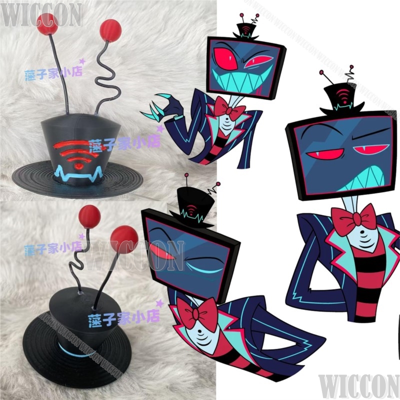 Vox Black Hat Anime Hassbin Co - Cosplay Prop 3D Print Settings ulasan dan harga