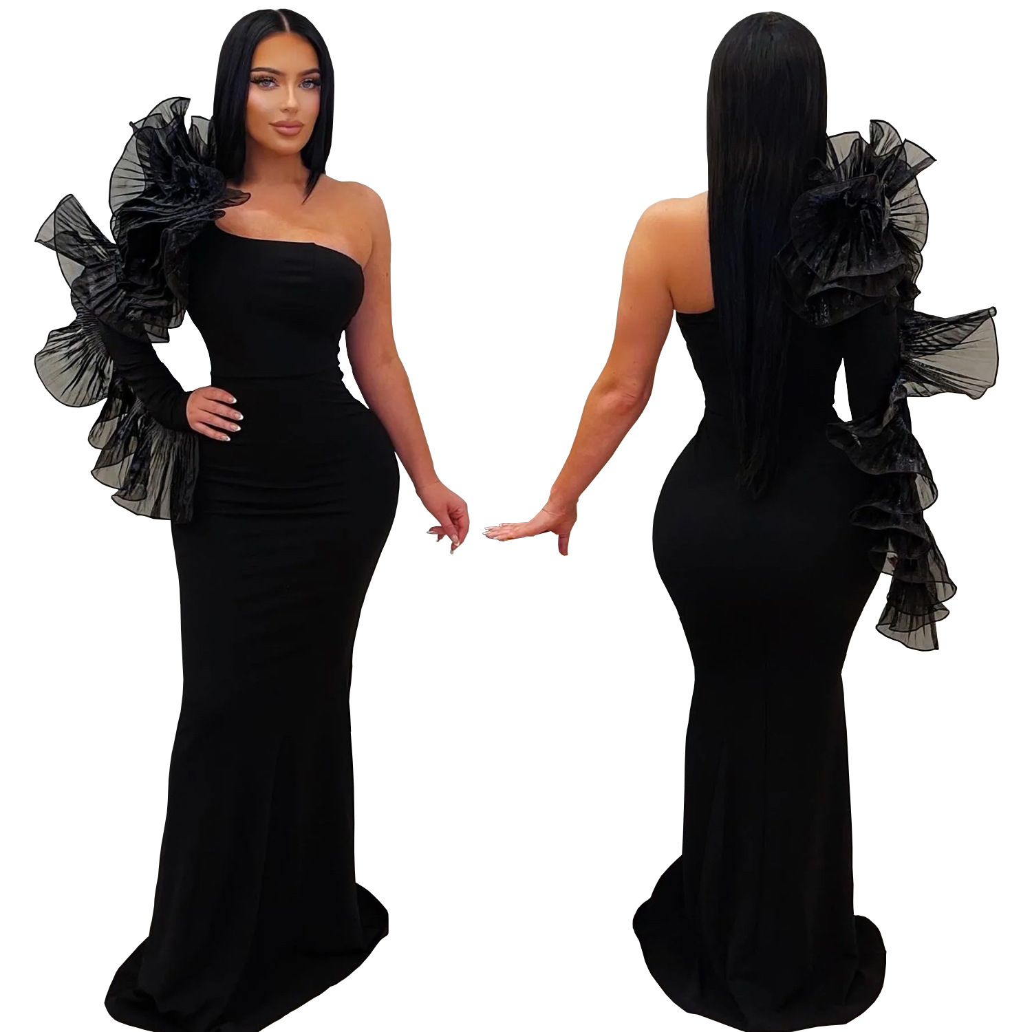 2026 New Black Ruffle Sexy One - Briar Cosplay Prop ulasan dan harga