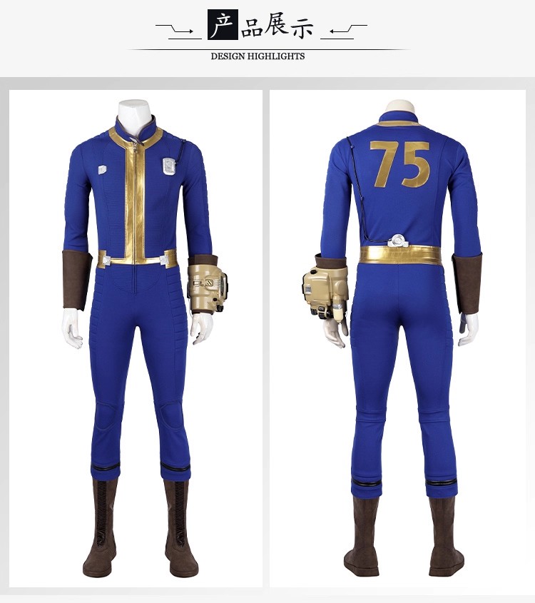 Anime Fall Out Vault 75 Cospla - Fallout Cosplay Prop ulasan dan harga