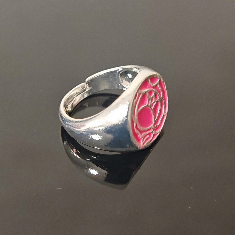 Pink Rose Ring Tenjou Utena Re - Cosplay Prop Diy ulasan dan harga
