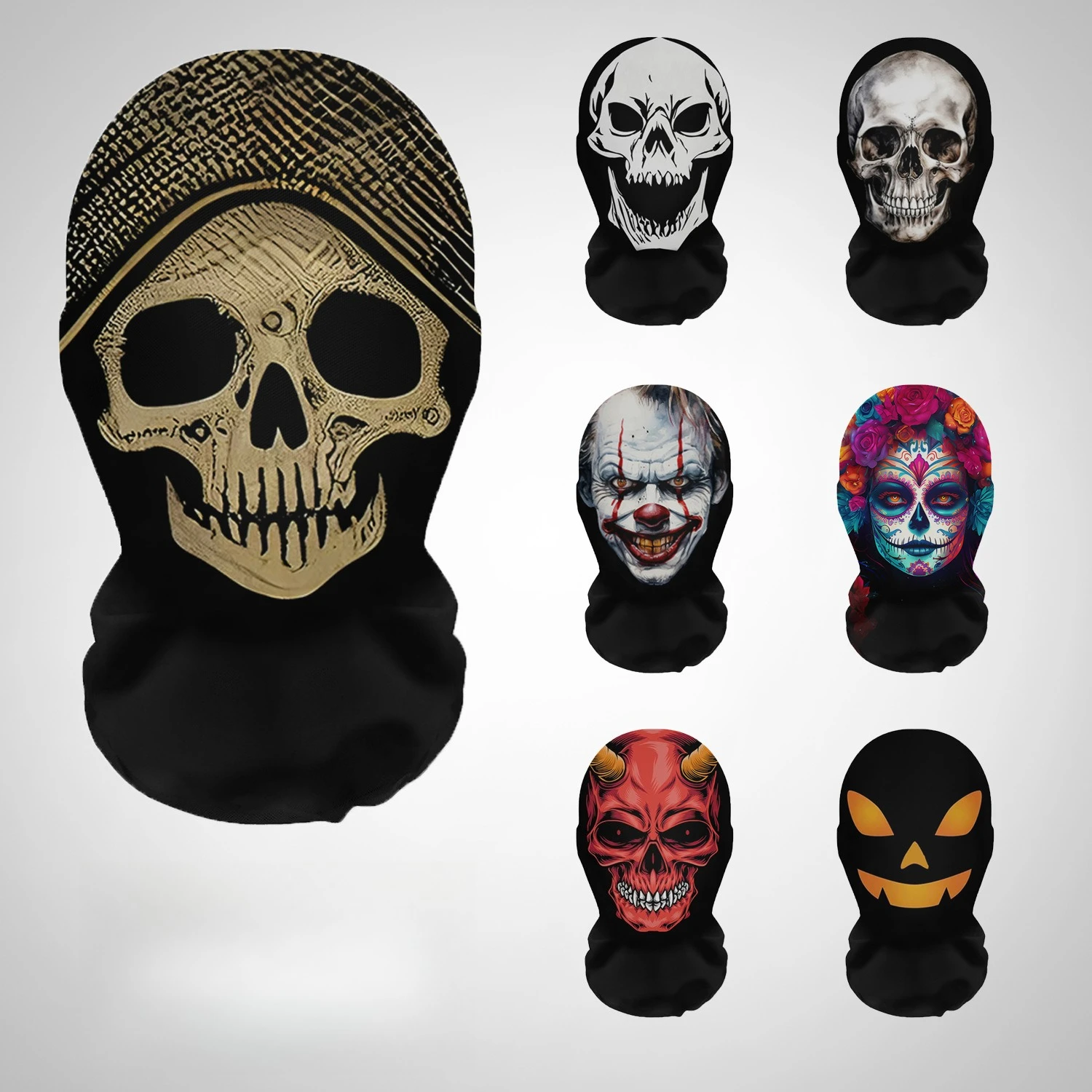 Halloween Terror Masks 3D Prin - Cosplay Prop Patterns ulasan dan harga