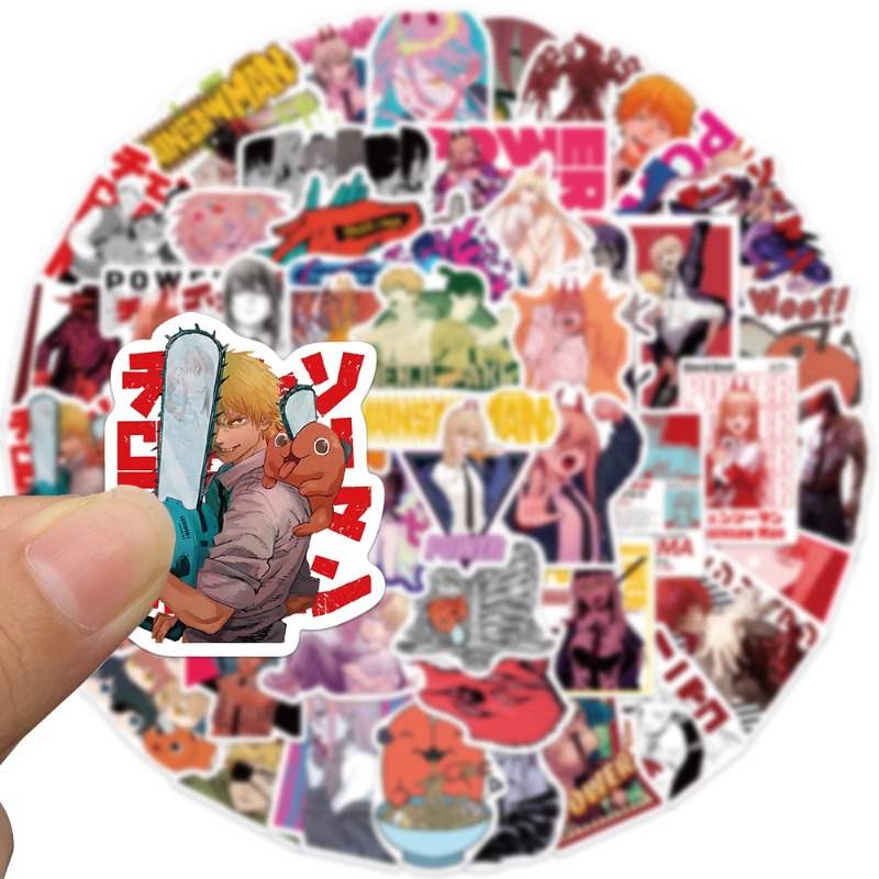 50pcs Anime Chainsaw Man Stick - Cosplay Prop Diy ulasan dan harga