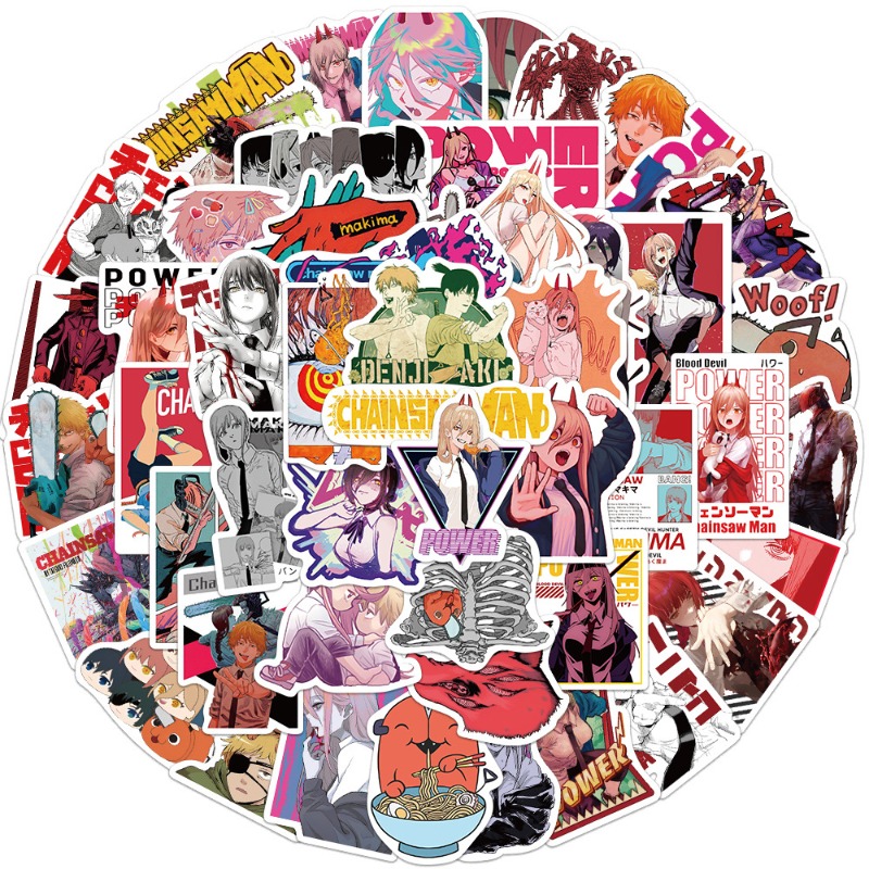 50pcs Anime Chainsaw Man Stick - Cosplay Prop Diy ulasan dan harga