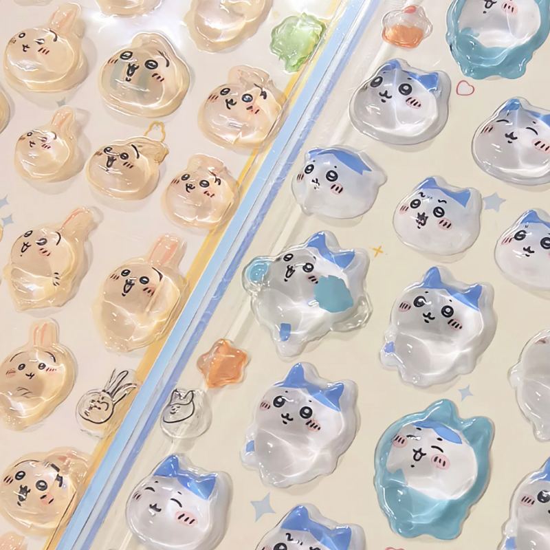 Chiikawa 3D Cute Relief Sticke - Cosplay Prop Diy ulasan dan harga