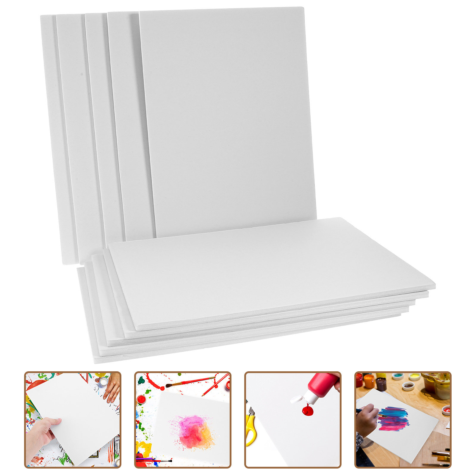 10Pcs Blank Foam Boards Large  - Cosplay Prop Foam Board ulasan dan harga