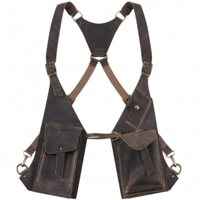 Retro Medieval Leather Shoulde - Evoker Cosplay Prop ulasan dan harga