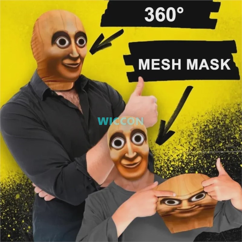 3D Printed Full Face Visual Ma - Cosplay Prop 3D Print Settings ulasan dan harga